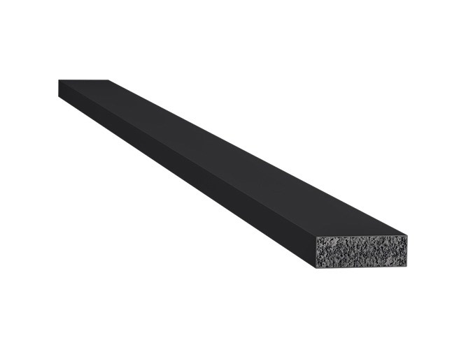 Filete preto de poliestireno com 23,5mm de largura Santa Luzia