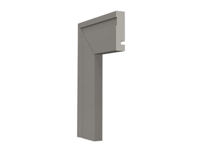 Guarnição 456 cinza titanium de poliestireno com 70mm de altura Santa Luzia