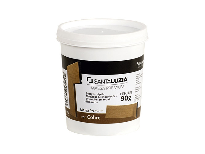 Massa premium cobre com 90g Santa Luzia