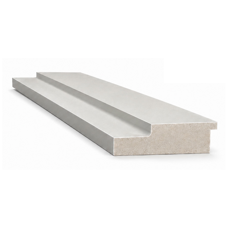 Ripado Encaixe 75 Cinza Glacial