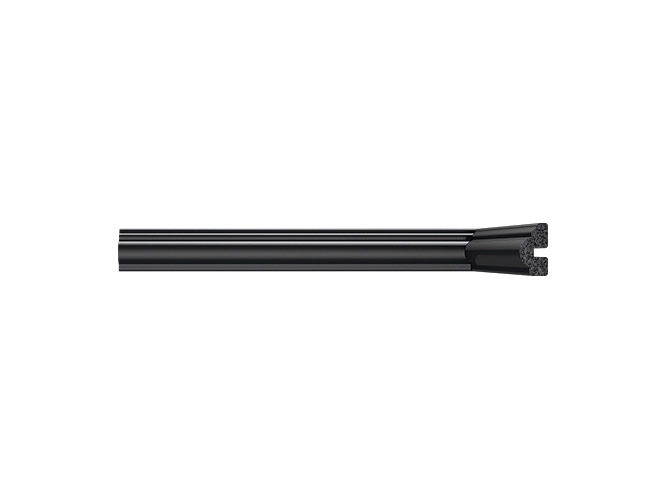 Rodameio 3448 preto de poliestireno com 29mm de altura Santa Luzia