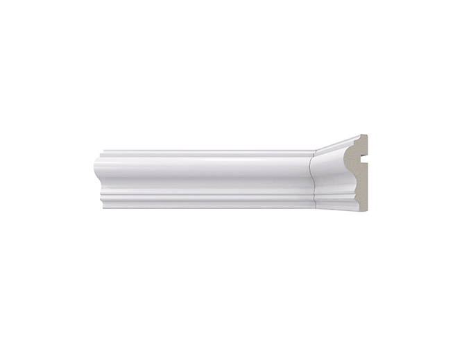 Rodameio 467 branco de poliestireno com 60mm de altura Santa Luzia