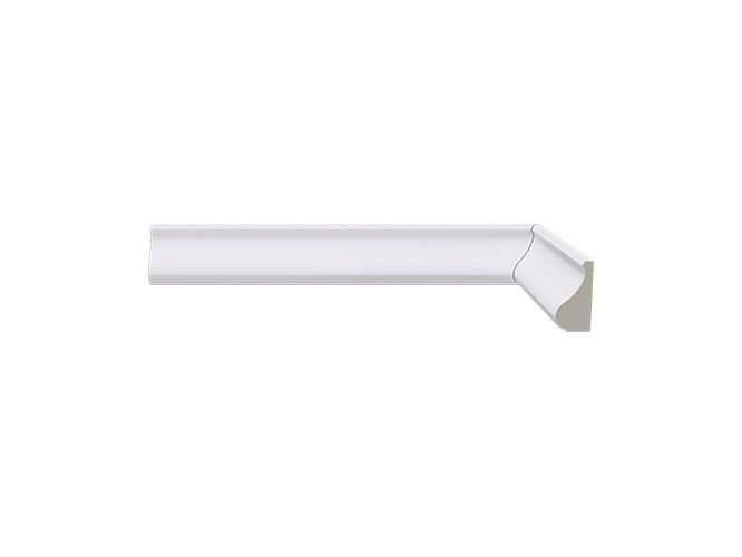 Rodameio para sobrepor 605 SL13-16 branco de poliestireno com 33mm de altura Santa Luzia