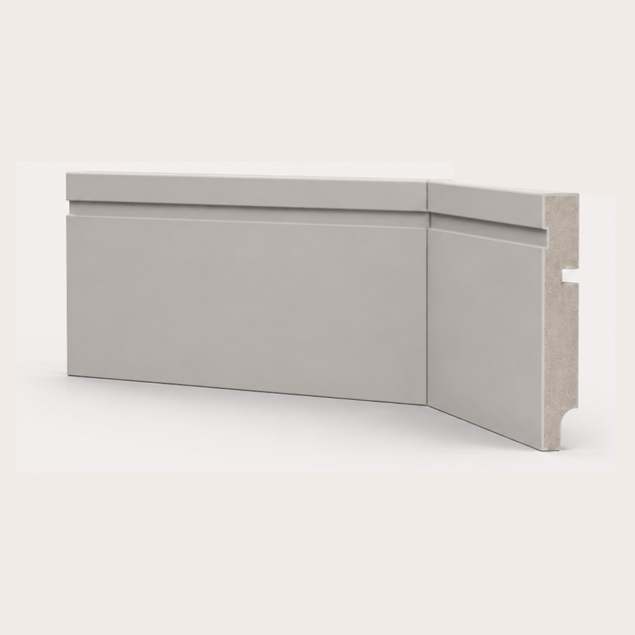 Rodapé 518 Cinza Glacial L.POP DECOR