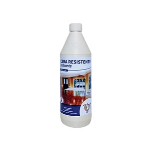W&W Cera Resistente para Pisos de Madeira Brilhante 1 Litro